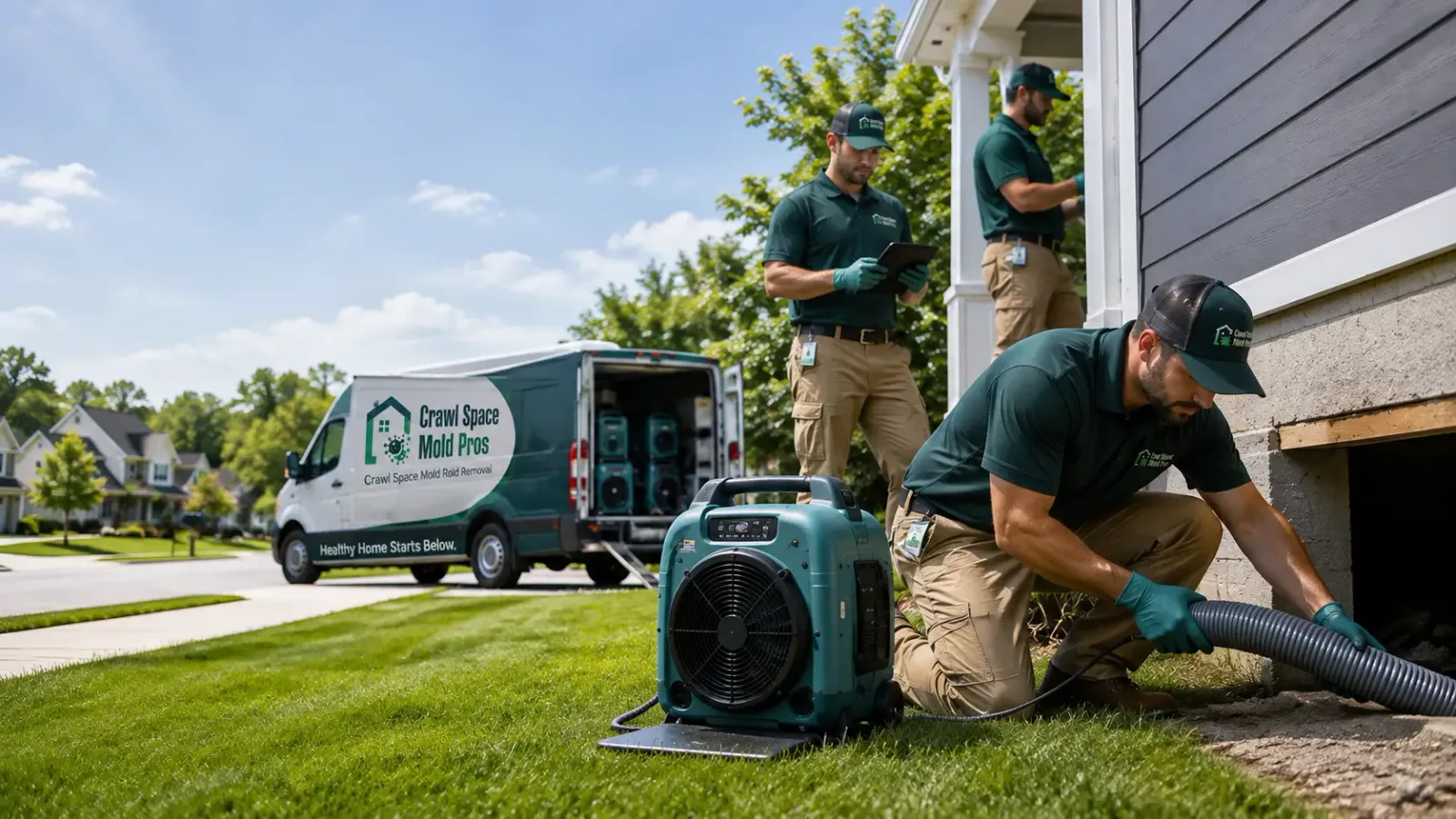 Crawl Space Mold Removal in Mogadore, OH